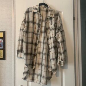 Boutique button up tunic